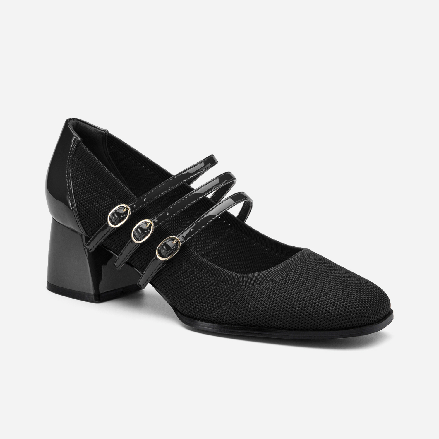 MOUSSE FIT Women Commute Heeled Mary Janes shoes
