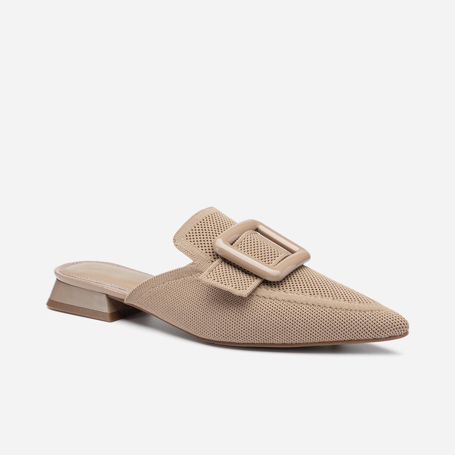 MOUSSE FIT Commute Pointed Toe Flat Mules