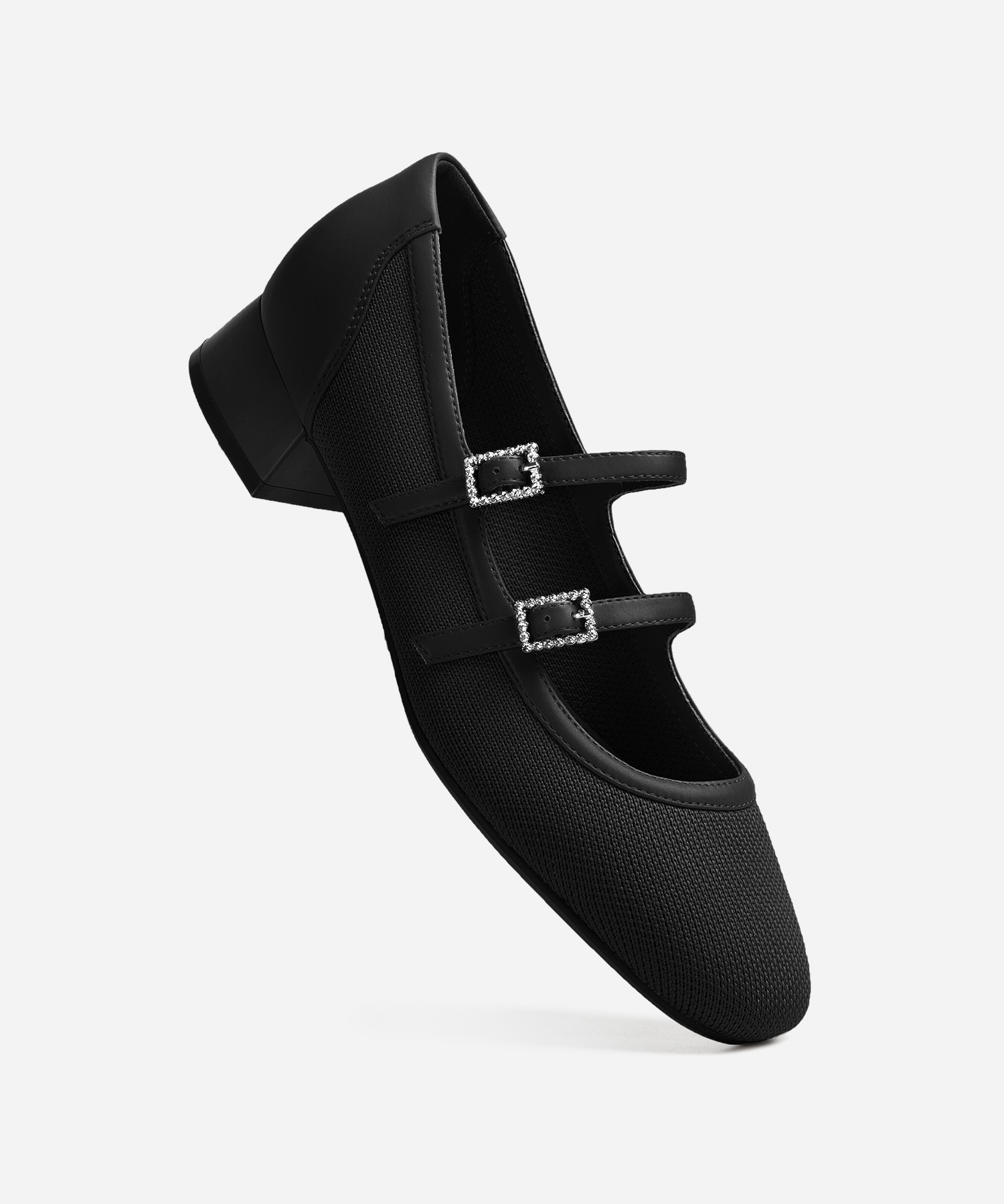 MOUSSE FIT Sweet Square Toe Flat Mary Janes