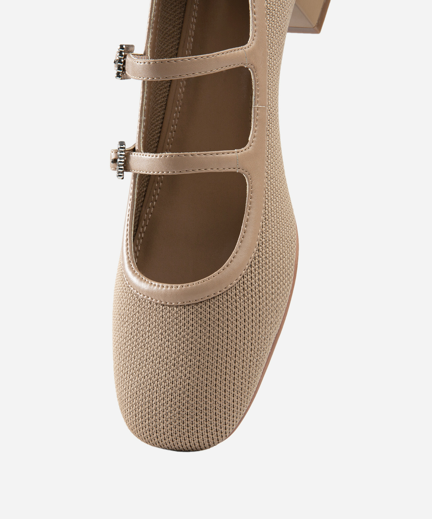 MOUSSE FIT Sweet Square Toe Flat Mary Janes