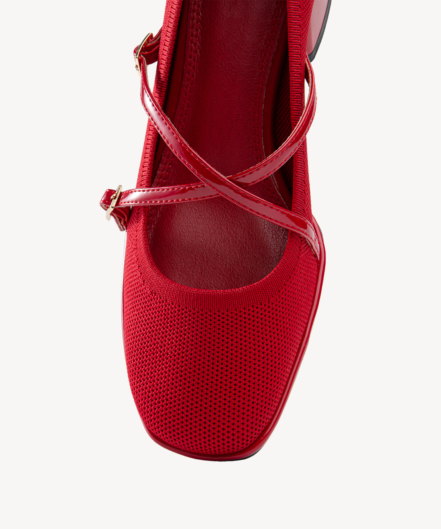 MOUSSE FIT Commute Square Toe Heeled Mary Janes