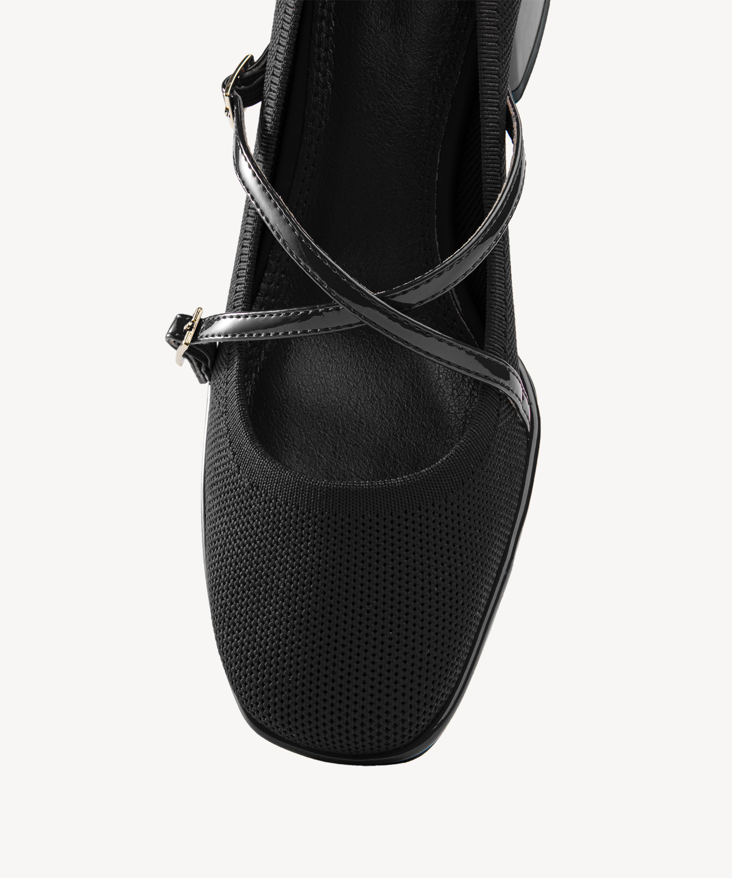 MOUSSE FIT Commute Square Toe Heeled Mary Janes