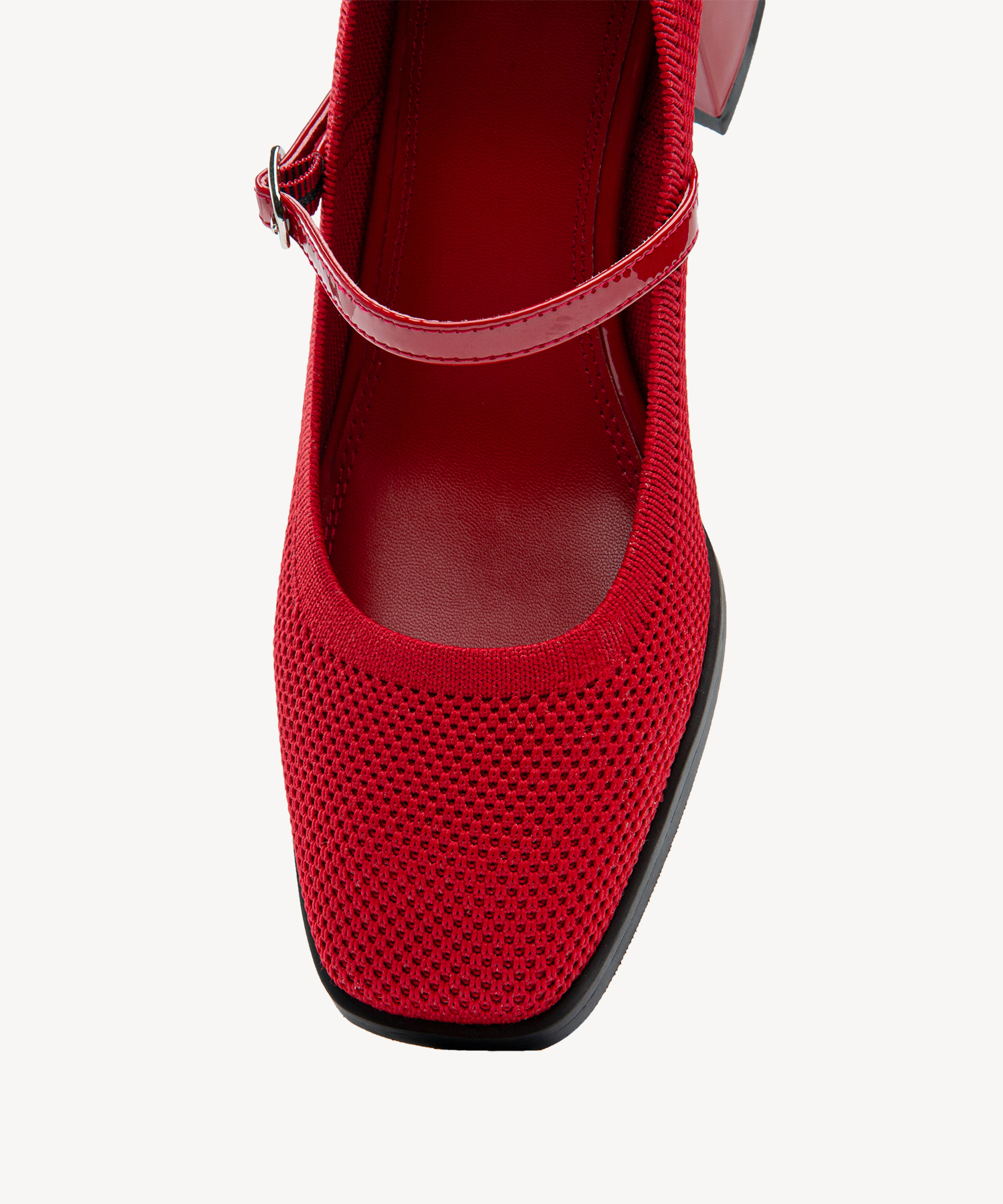 MOUSSE FIT Ankle Strap Square Toe Mary Jane