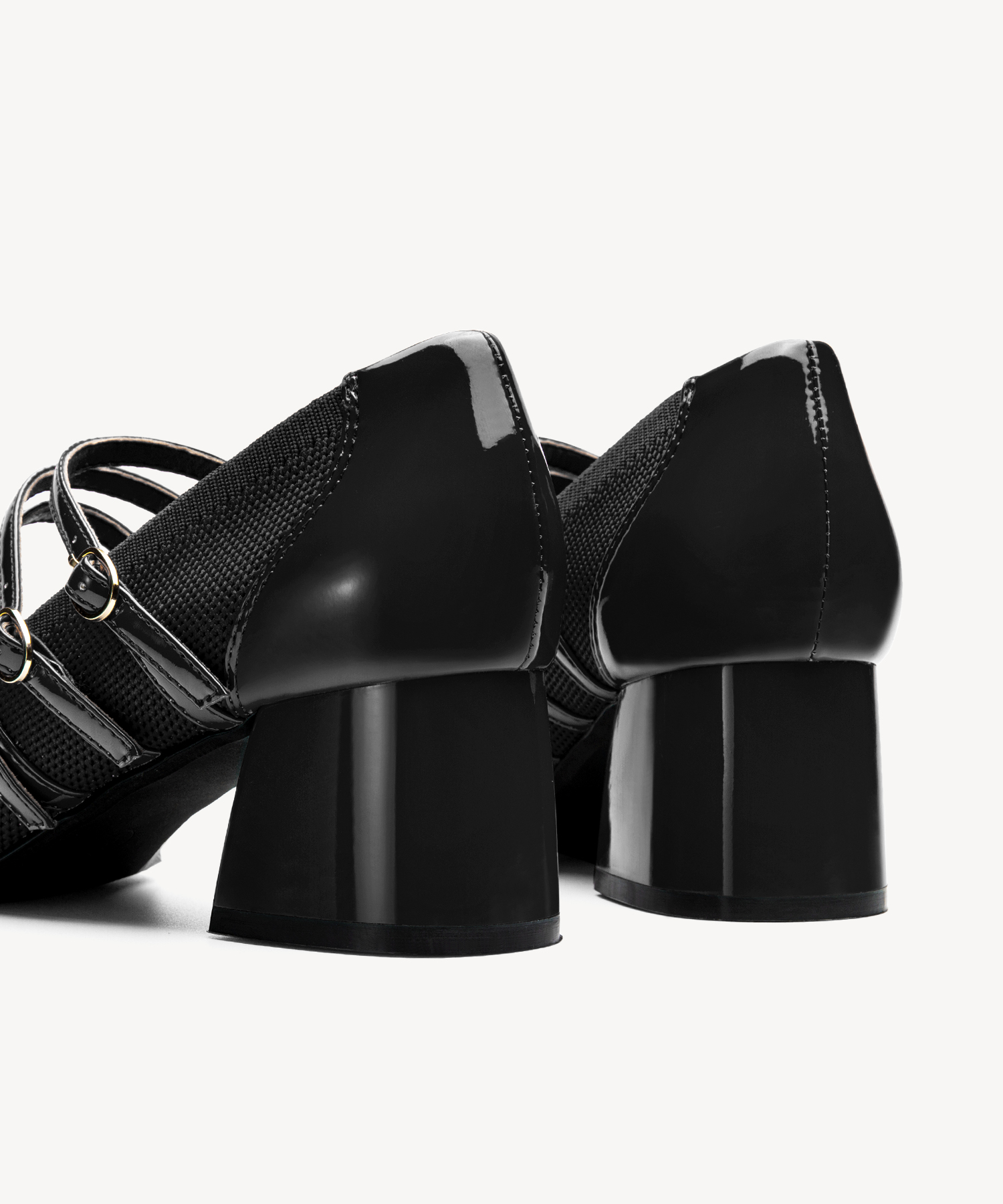 MOUSSE FIT Commute Square Toe Heeled Mary Janes