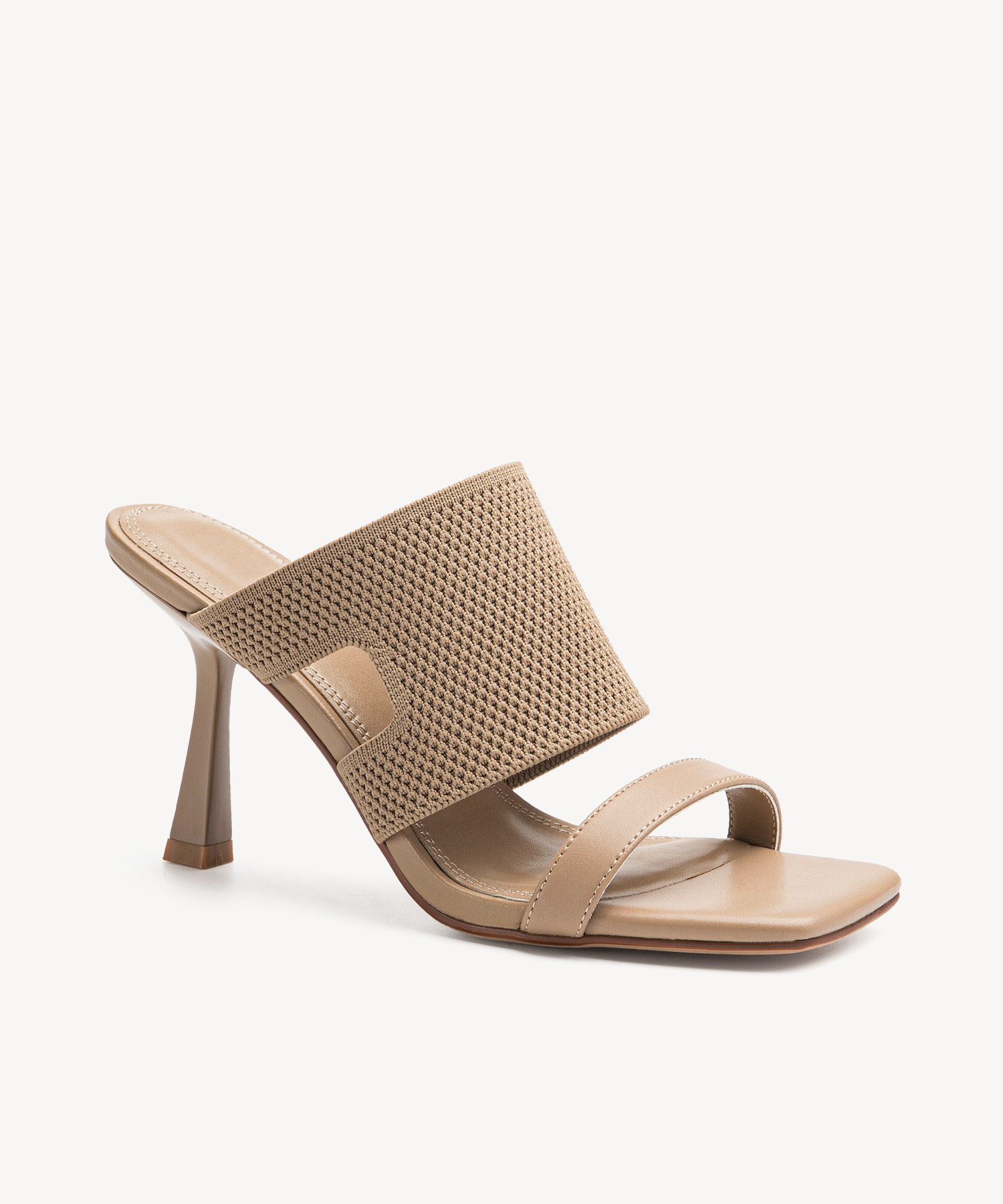 MOUSSE FIT Elegant Cut Out Stiletto Heeled Sandals