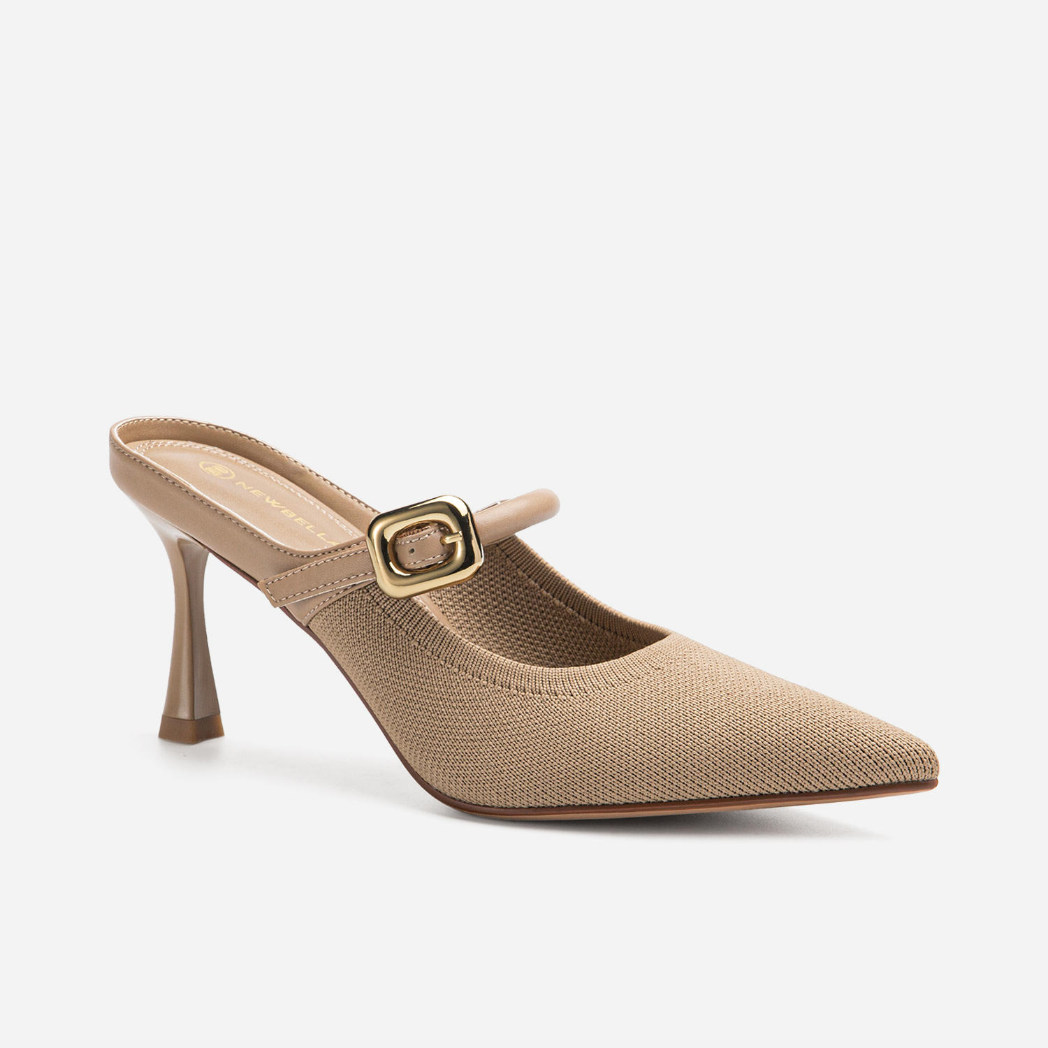 MOUSSE FIT Sexy Pointed Toe Heel Mules