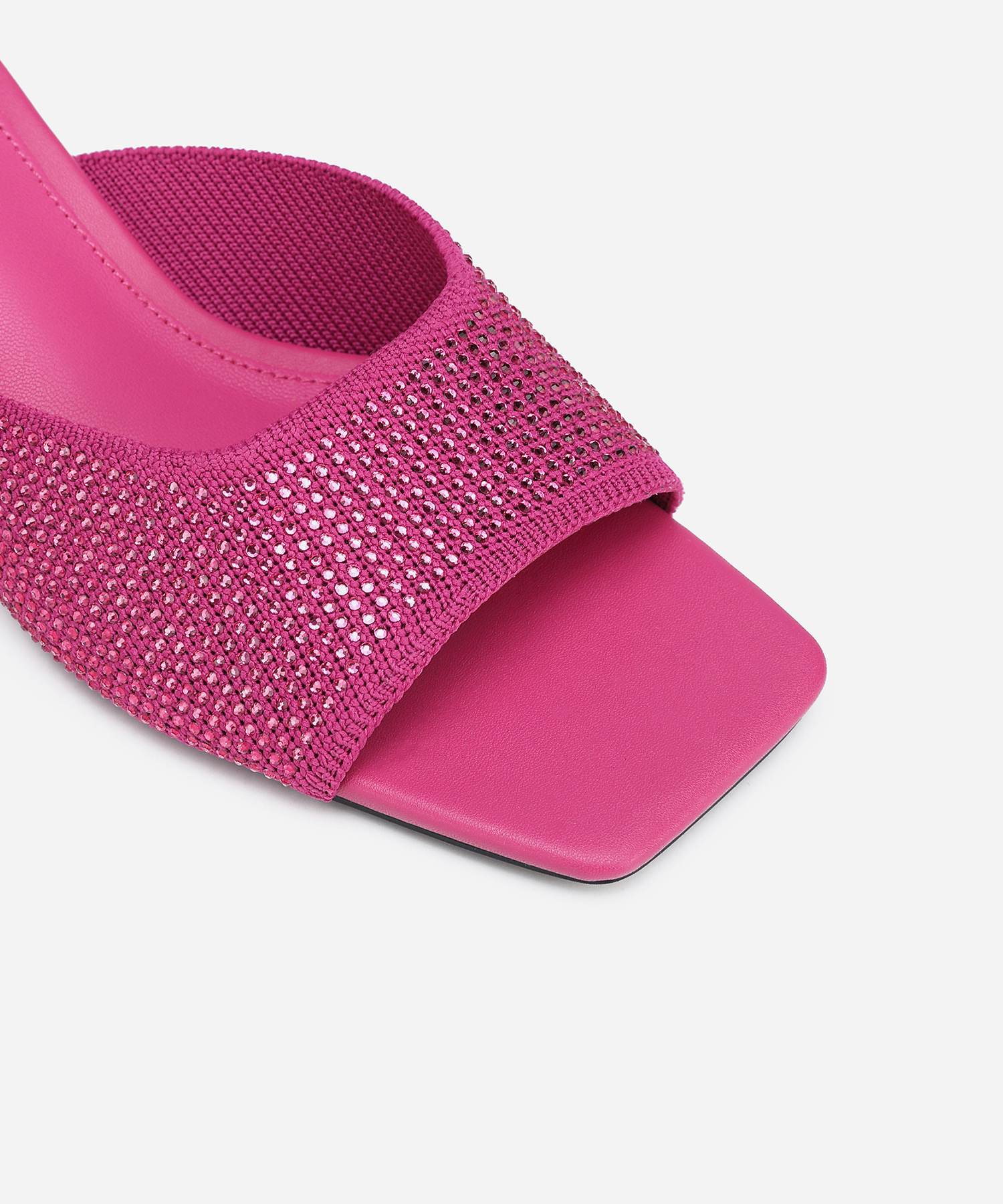 MOUSSE FIT Women Minimalist Square Toe Heeled Sandals