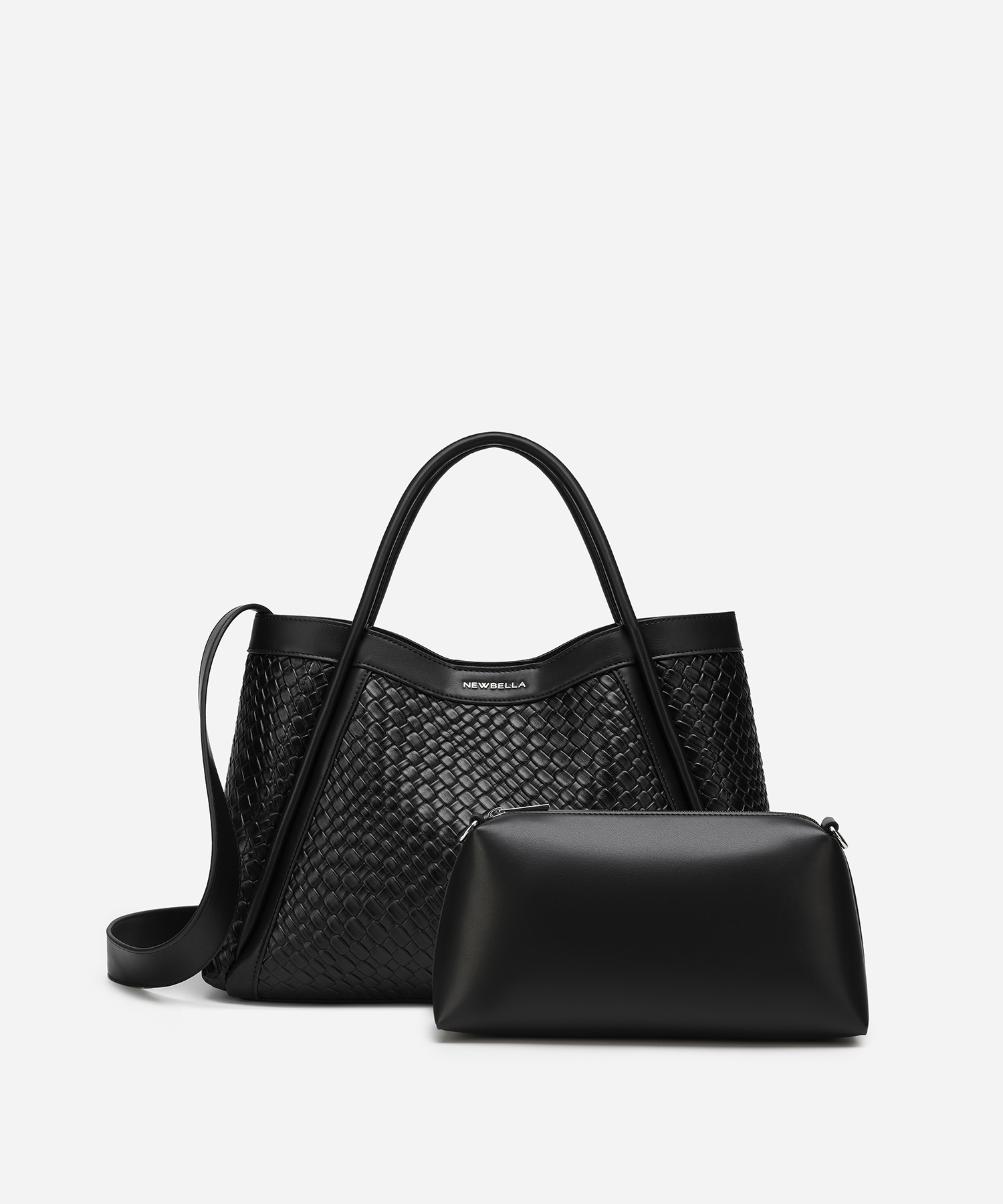 Kelly M Plus Size 2 PCS Set  Lychee Top Handle Bag