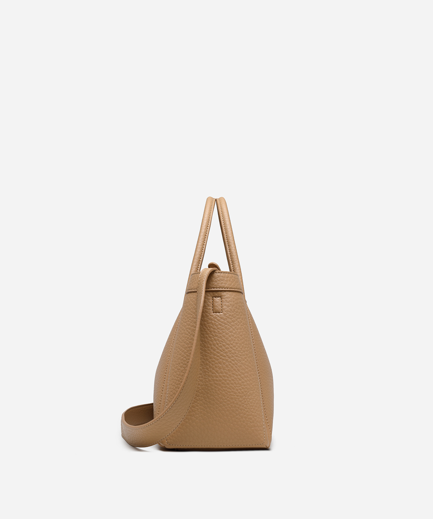 Solid Color Crinkle Puffy Top Handle Handbags