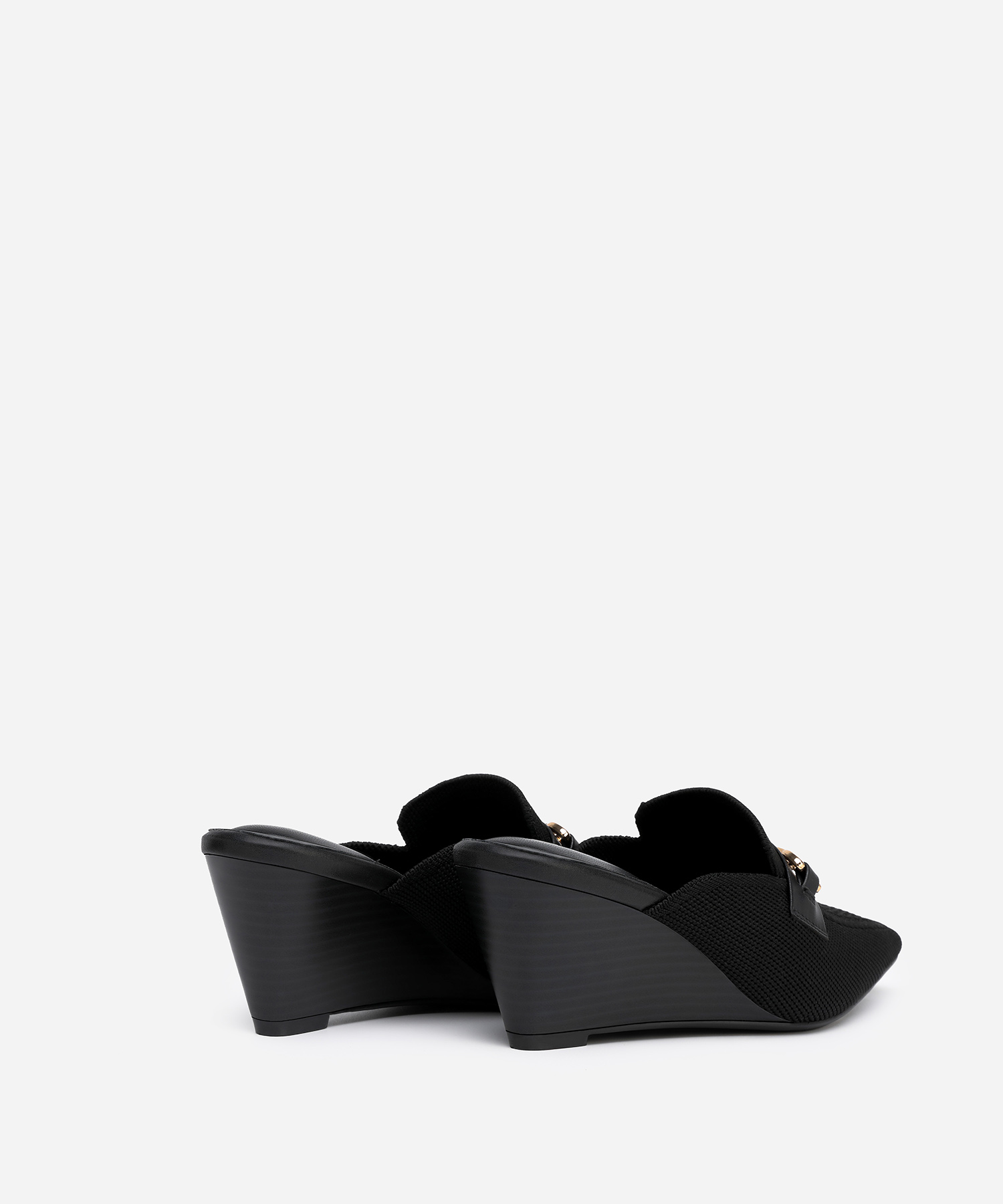 Commute Pointed Toe  Wedge Mules