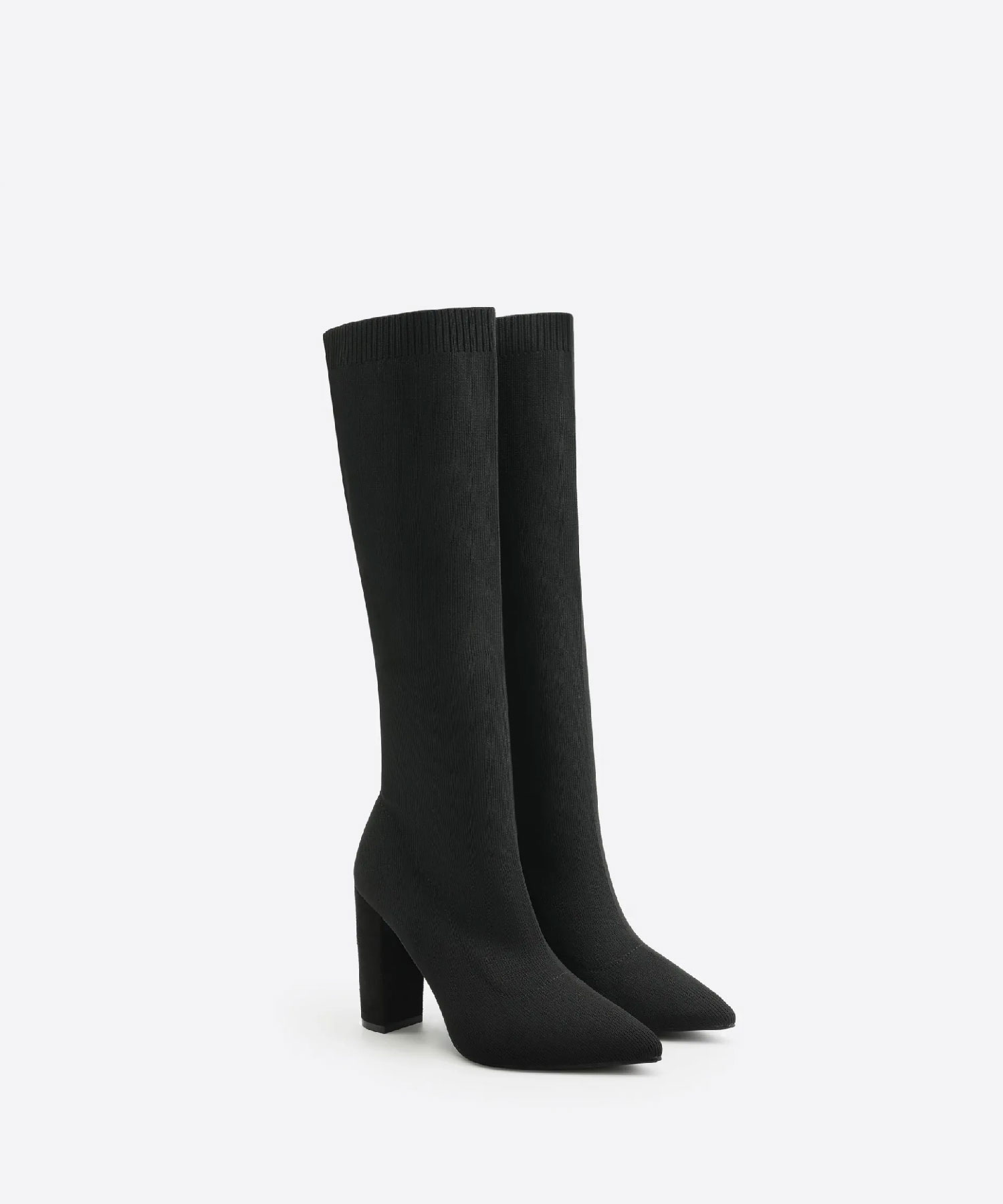 MOUSSE FIT Women Pointed Toe Sock Boots