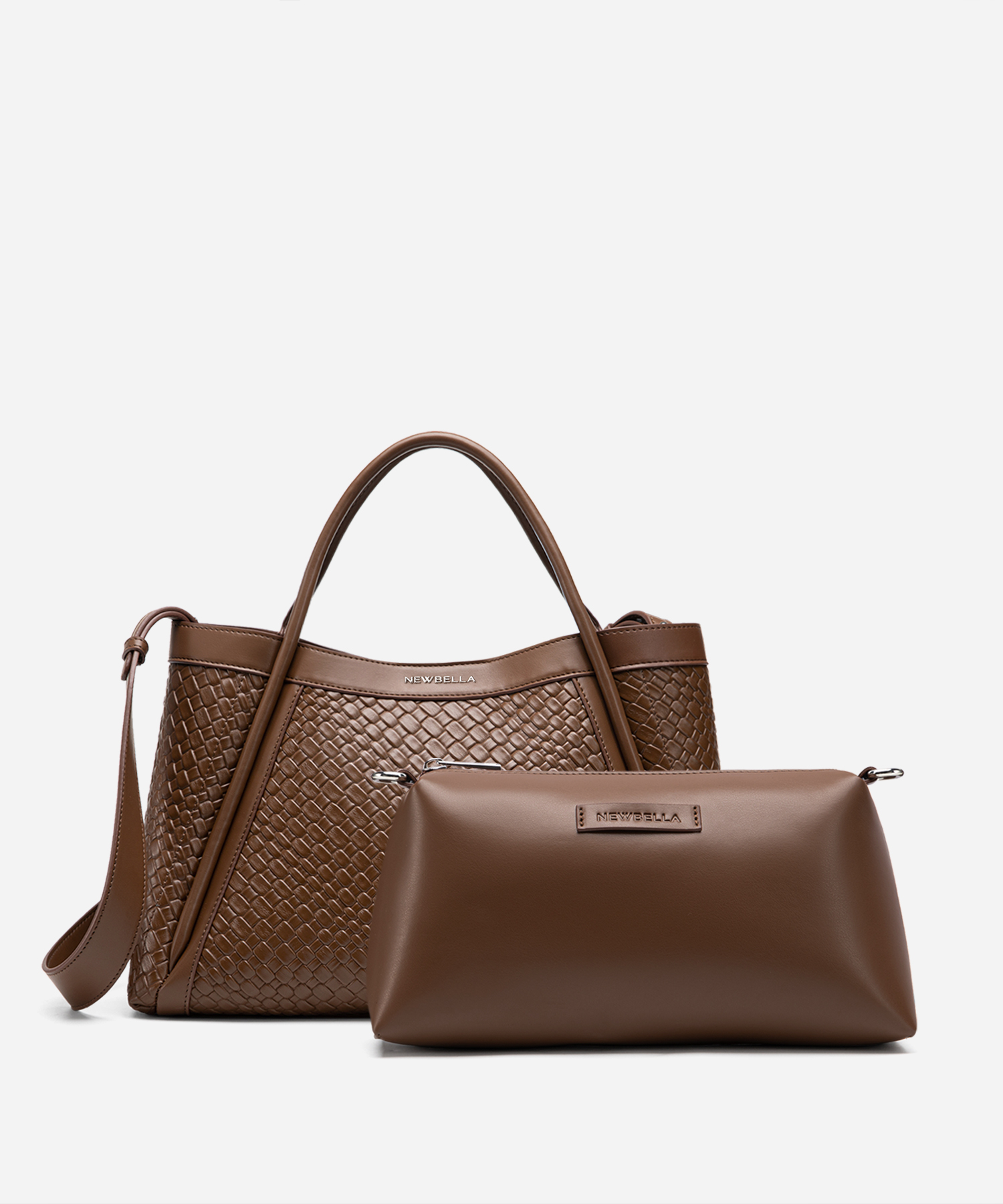 Kelly M Plus Size 2 PCS Set  Lychee Top Handle Bag