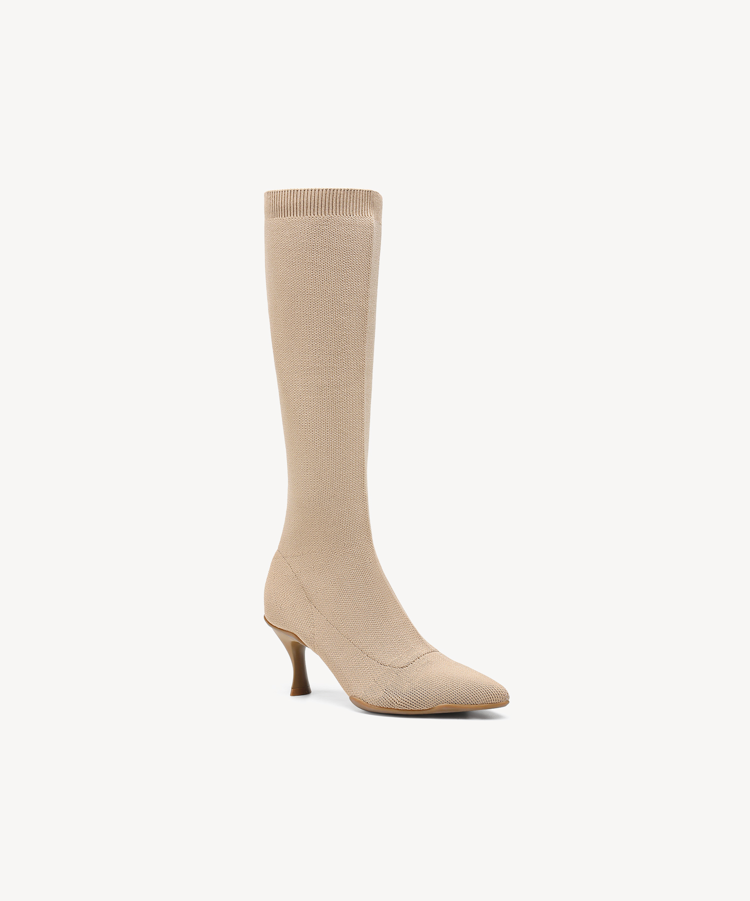 Minimalist Pointed Toe High Boots