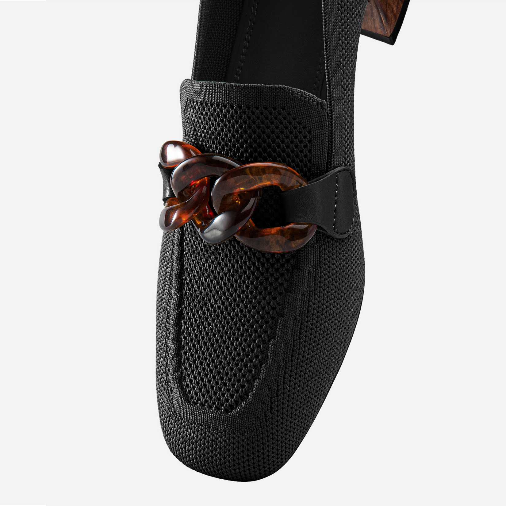 MOUSSE FIT Commute Square Toe Flat Loafers