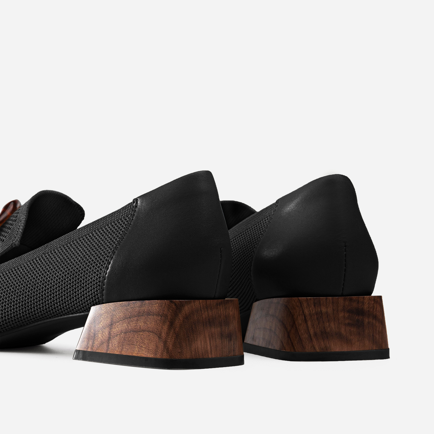 MOUSSE FIT Commute Square Toe Flat Loafers