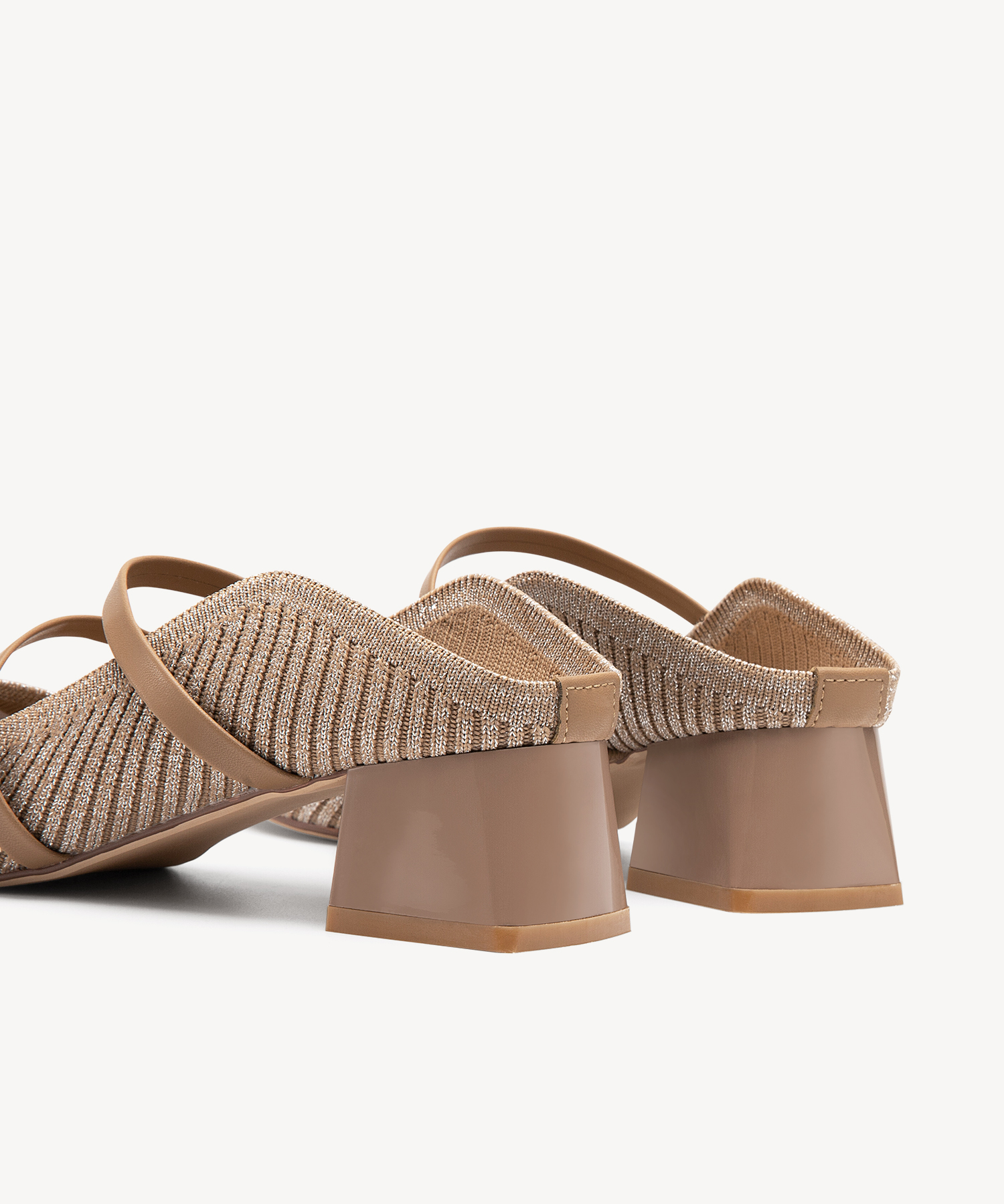 MOUSSE FIT Commute Pointed Toe Solid Color Heeled Mules