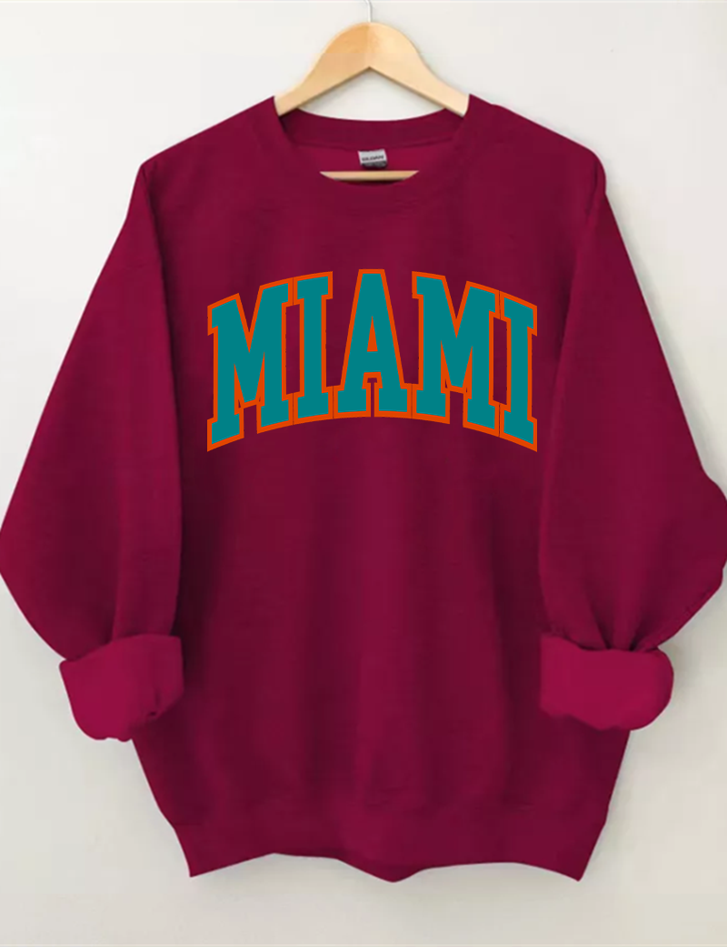 Miami Dolphins Football Sweatshirt