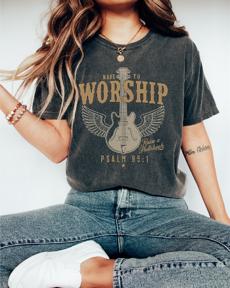 Worship Psalm 95 Faith T-Shirt