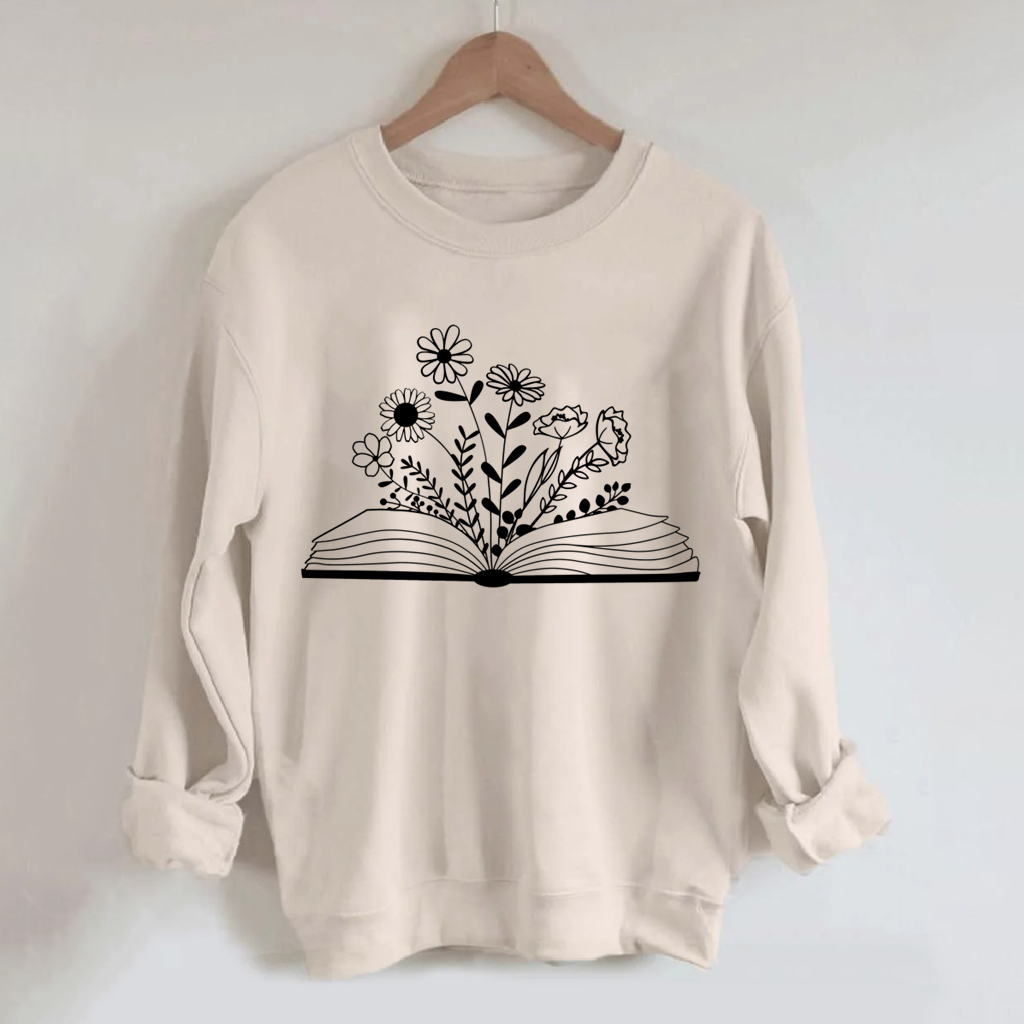 Flower Book Sweatshirt