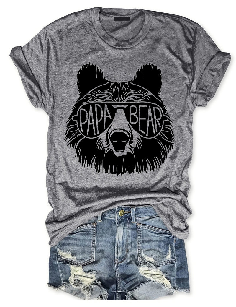 Papa Bear Sunglass T-Shirt
