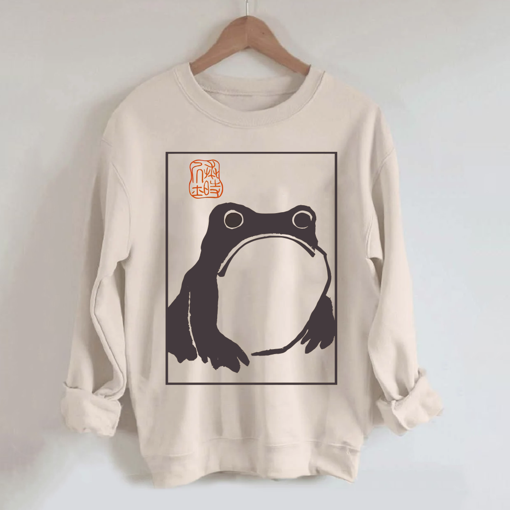 Unimpressed Frog Sweatshirt