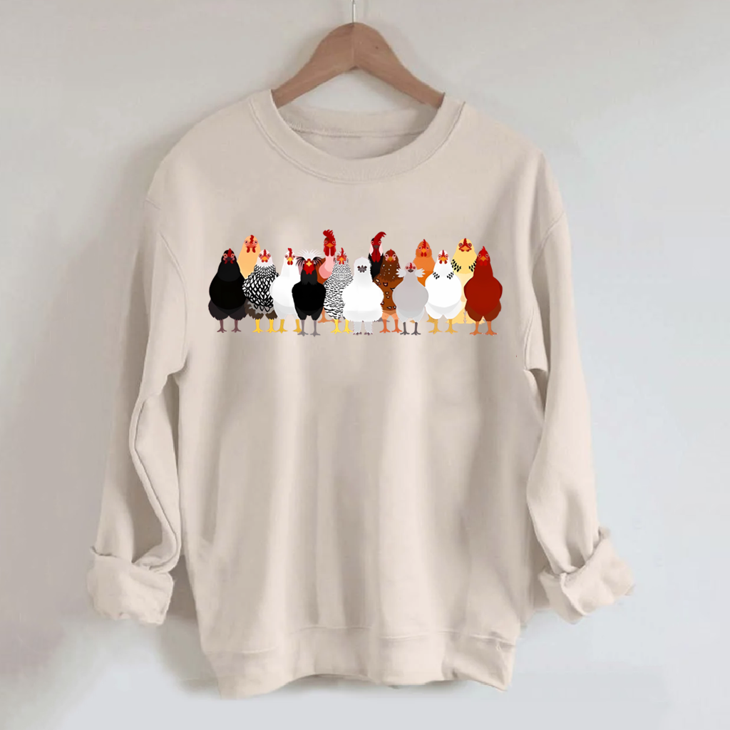 Funny Chickens Sweatshirt