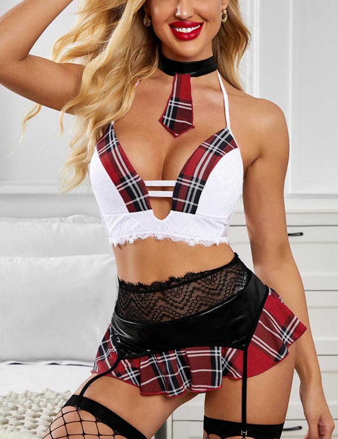 Cosplay Uniform Lingerie Set