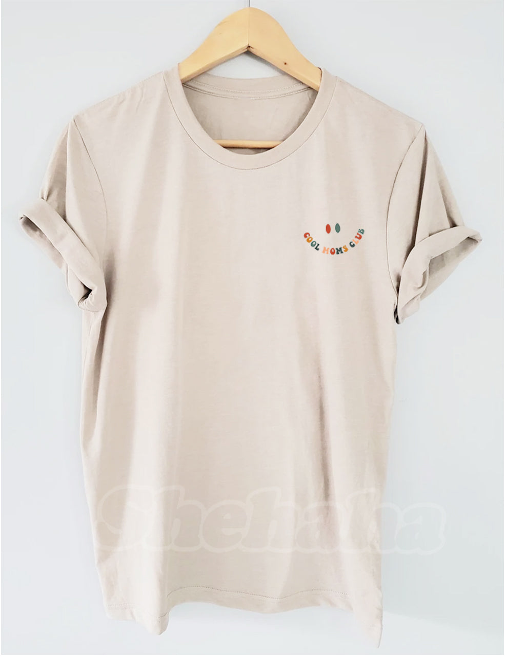 Cool Moms Club Smile Face T-shirt