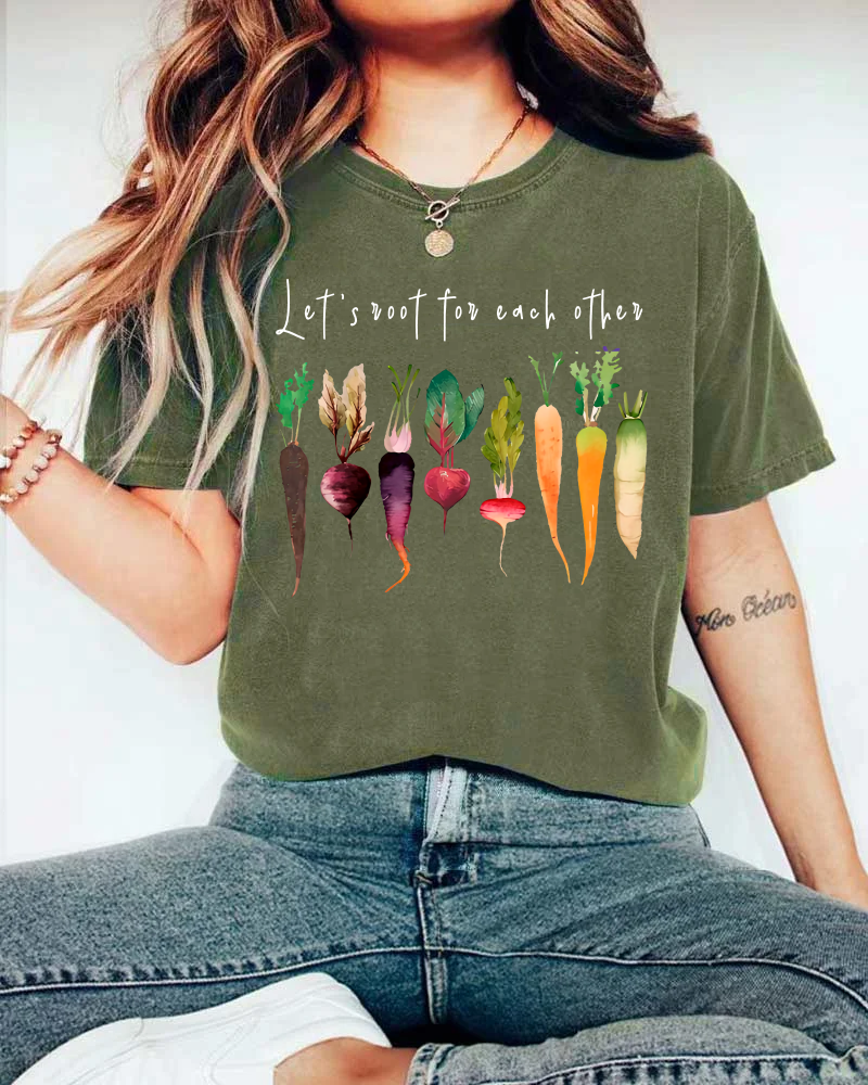 Let's Root For Each Other Vintage T-Shirt