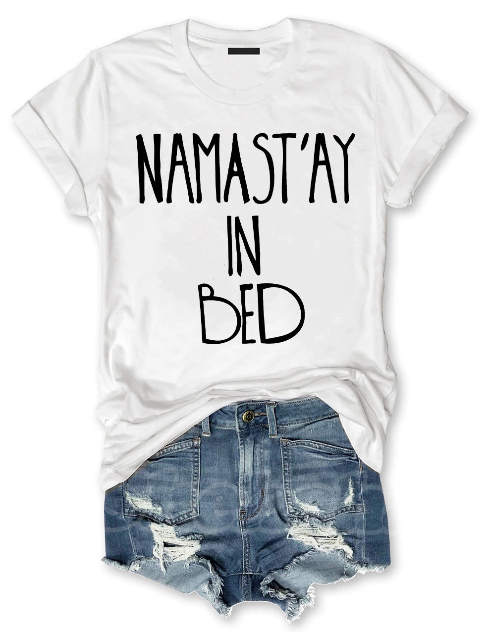 Namast'ay In Bed T-shirt