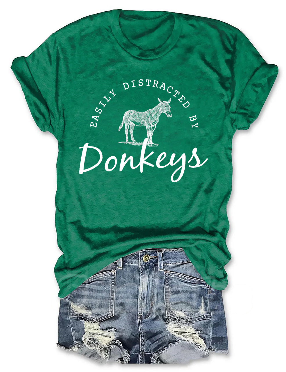 Easily Distracted By Donkeys T-shirt