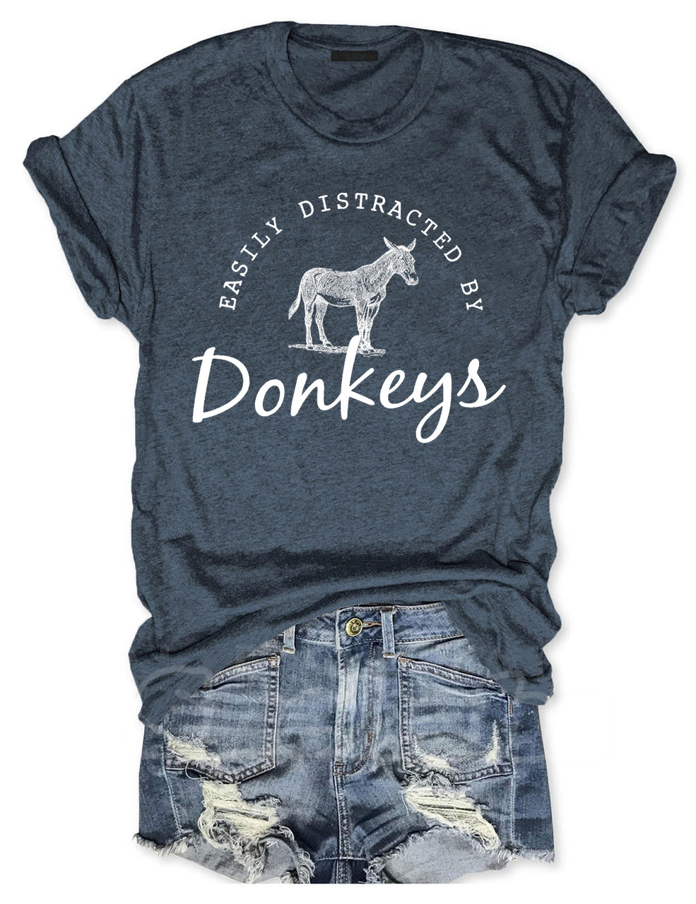Easily Distracted By Donkeys T-shirt