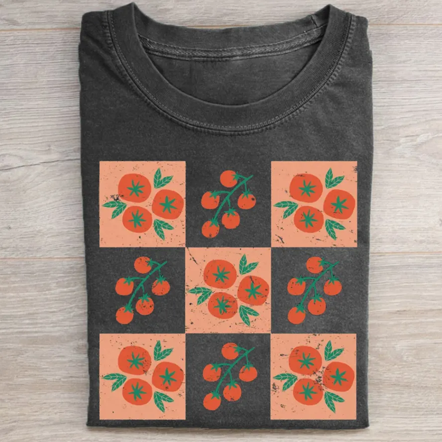 Retro Checkered Summer T-shirt
