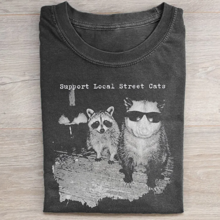 Support Local Street Cats T-shirt