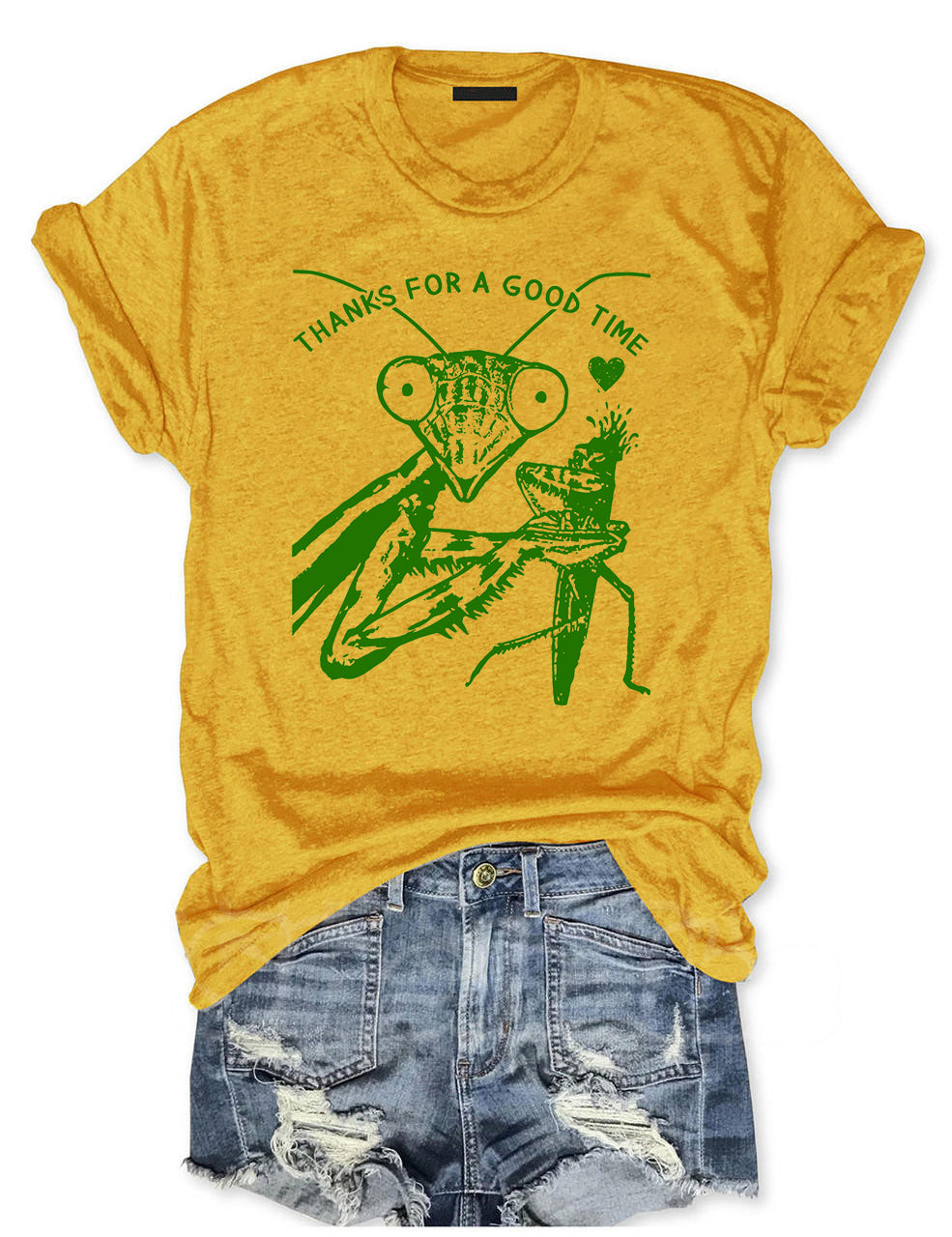 Cute Insect Praying Mantis Funny T-shirt