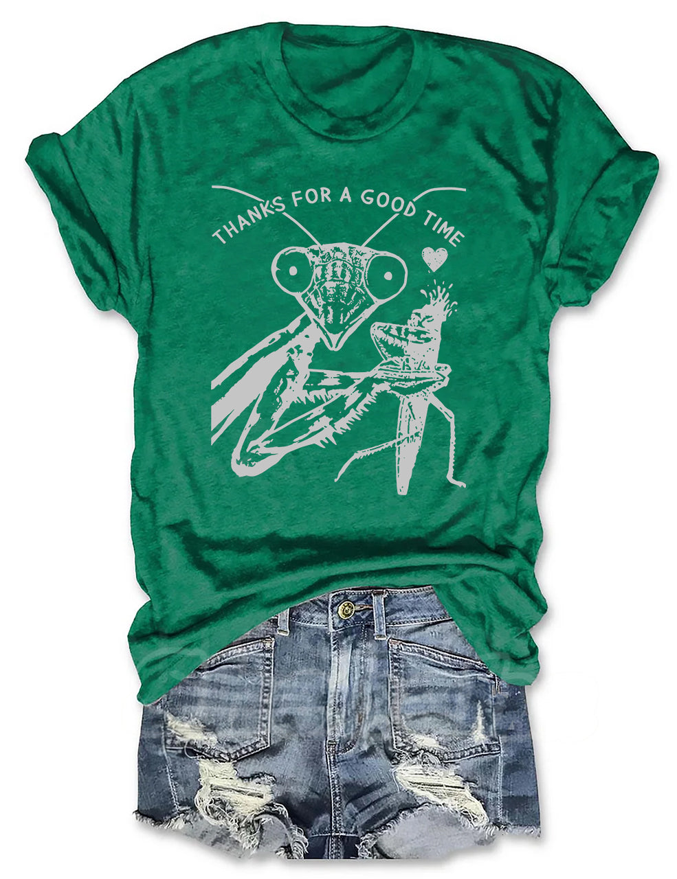 Cute Insect Praying Mantis Funny T-shirt