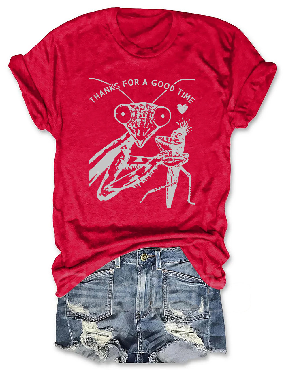 Cute Insect Praying Mantis Funny T-shirt