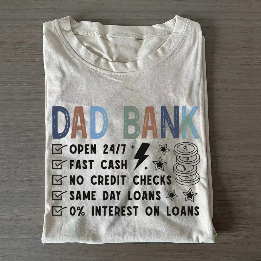 Funny Dad Bank T-shirt