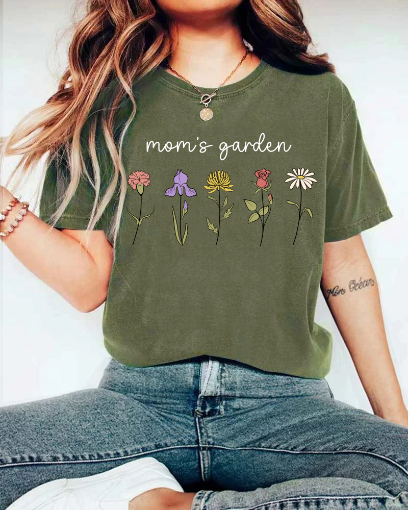 Mom's Garden Flowers T-shirt