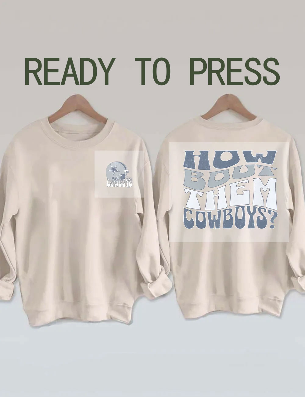  Dallas Cowboys DTF Heat Transfer