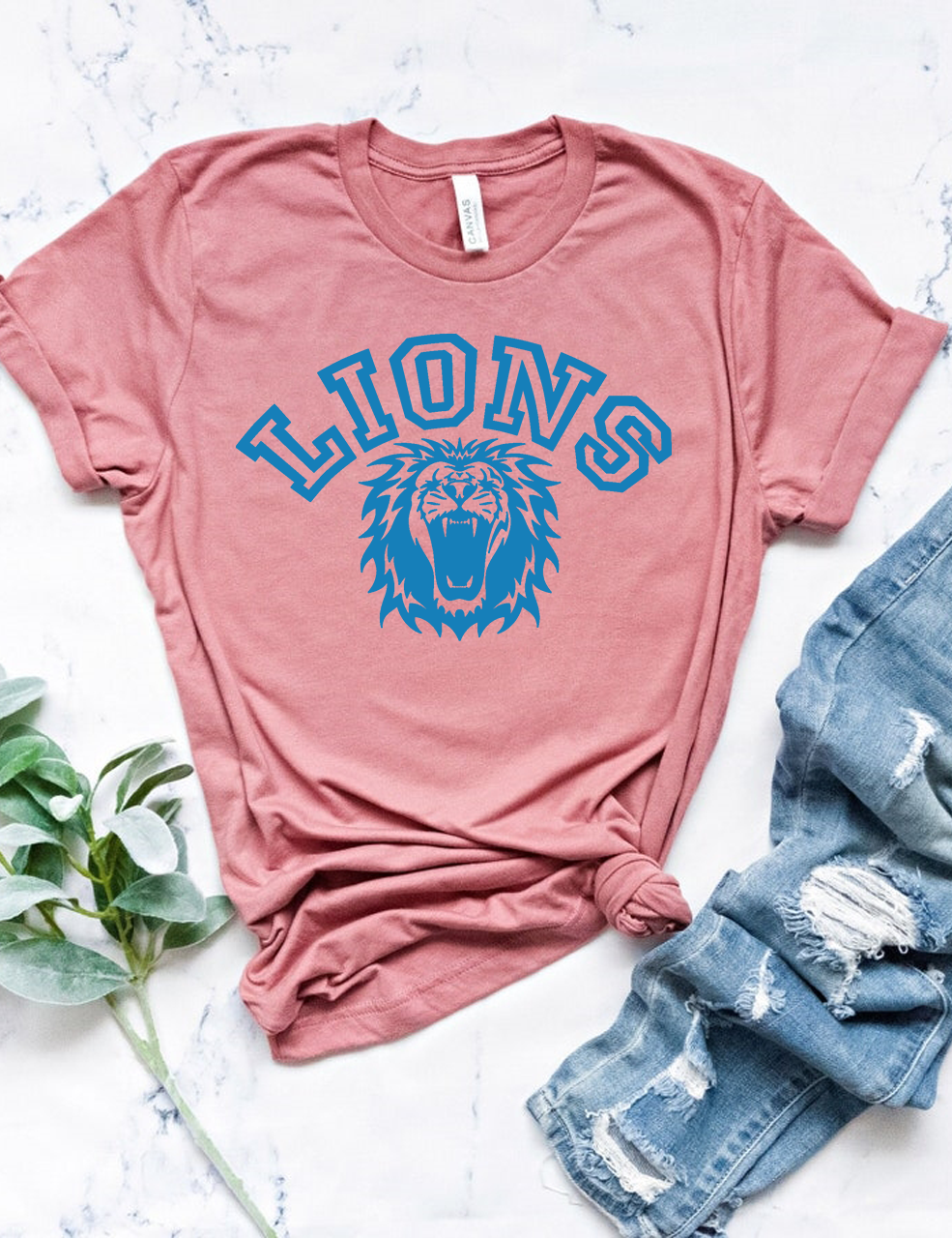 Lions mascot  Football T-Shirt