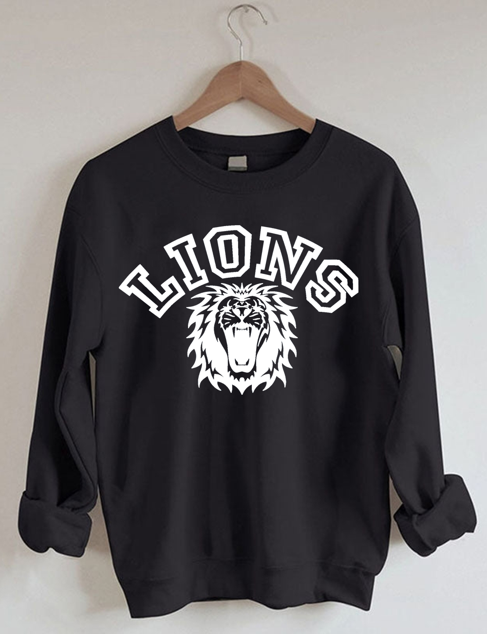 Lions mascot  Football Sweatshirt