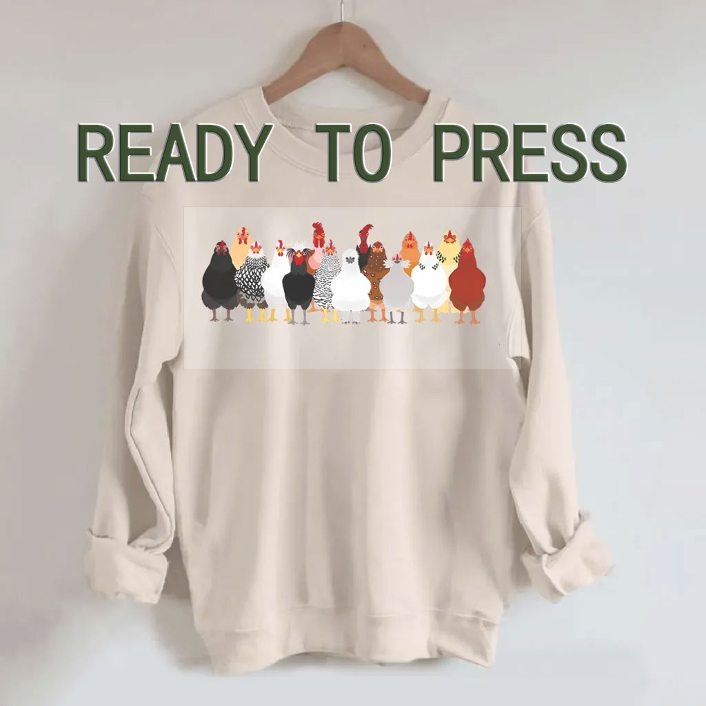 Chicken DTF Heat Transfer