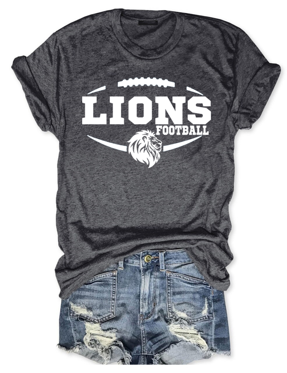 Lions logo  Football T-Shirt