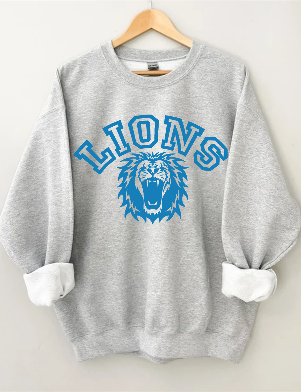 Lions mascot  Football Sweatshirt