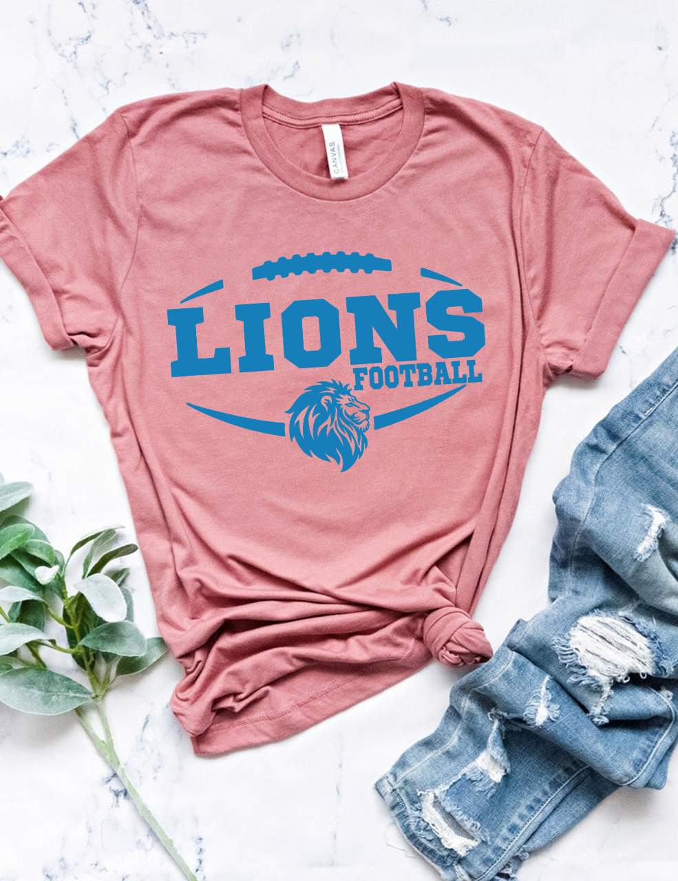 Lions logo  Football T-Shirt