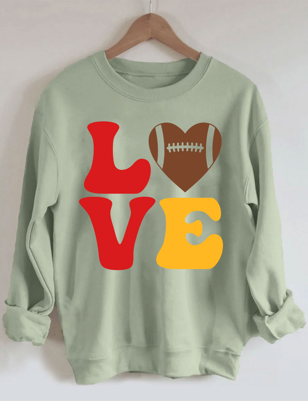 Love Kansas City Chiefs Football Sweatshirt