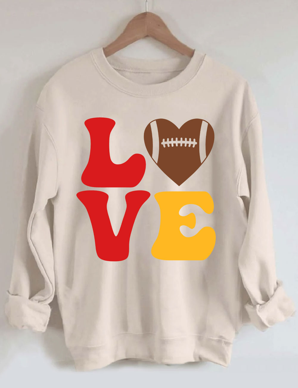 Love Kansas City Chiefs Football Sweatshirt