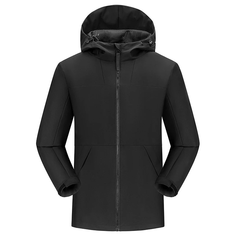 Lightweight Water-Resistant Men's Windbreaker Jacket