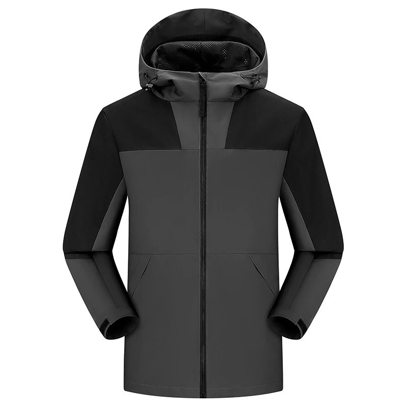 Lightweight Water-Resistant Men's Windbreaker Jacket